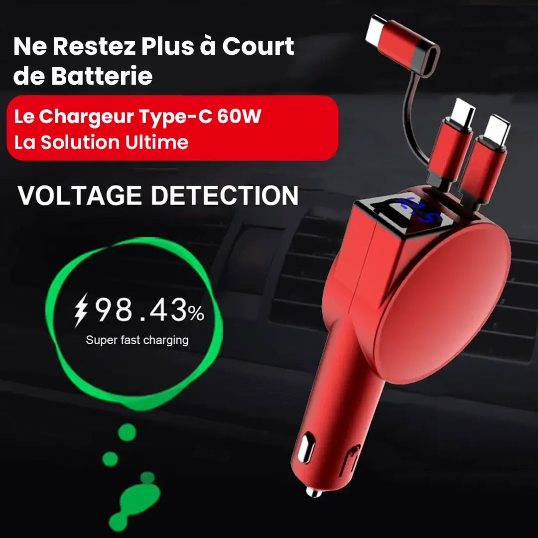 Chargeur Android Type-C 60W