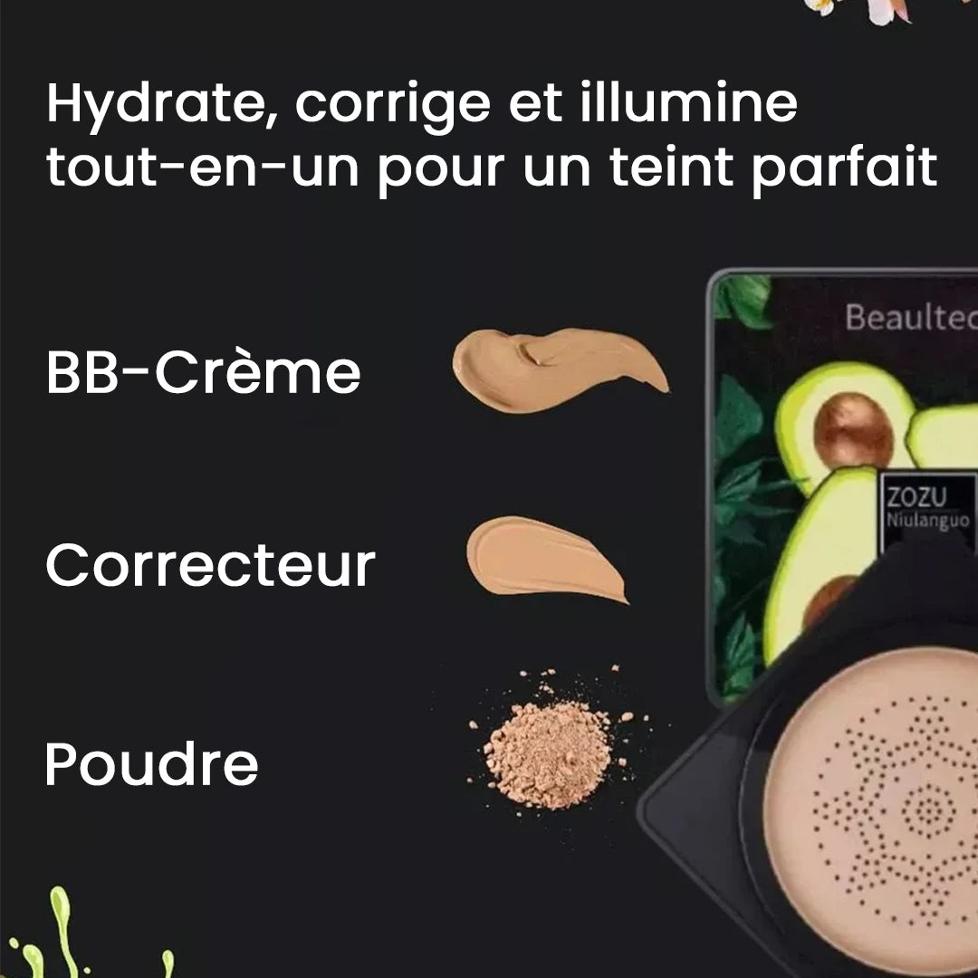 Crème BB Avocat ZOZU – Fond de Teint Hydratant et Correcteur