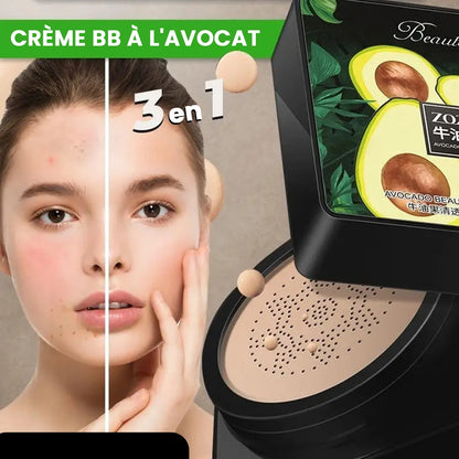 Crème BB Avocat ZOZU – Fond de Teint Hydratant et Correcteur